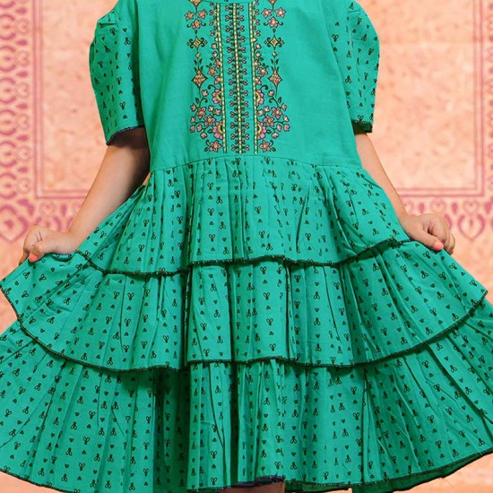 Girls Frock-33169
