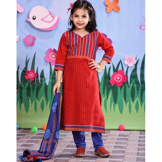 Girls Salowar Kameez Orna-25721 Girls Salowar Kameez Orna-25721