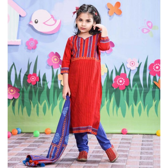 Girls Salowar Kameez Orna-25721 Girls Salowar Kameez Orna-25721