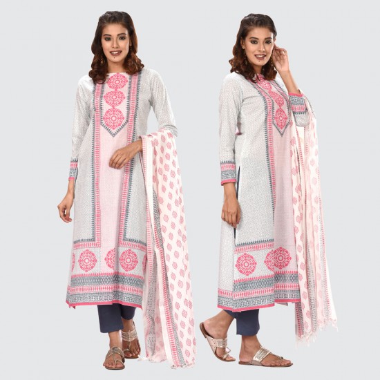 Unstitch Salwar Kameez Orna-25731 Unstitch Salwar Kameez Orna-25731